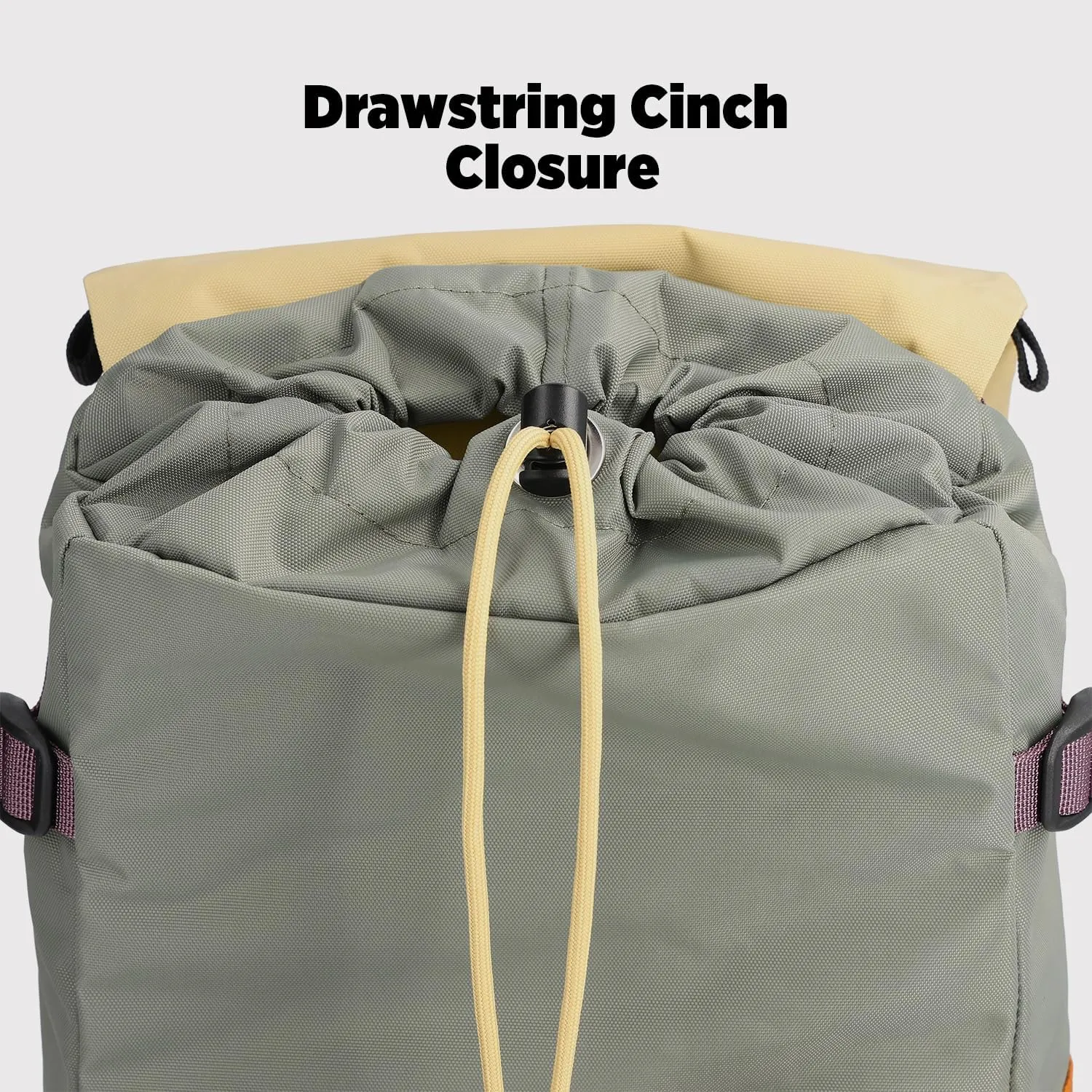 Topo Designs Rover Pack Mini - Small Sized Simple Daypack for EDC, Day Trips, Hikes, Iconic Denver Design, Recycled Nylon Construction (All Black)