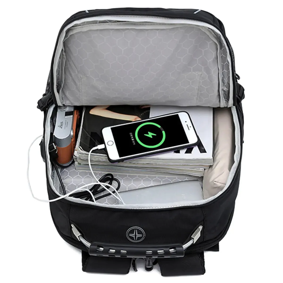 Tosca Deluxe 15.4" Laptop Backpack - Black