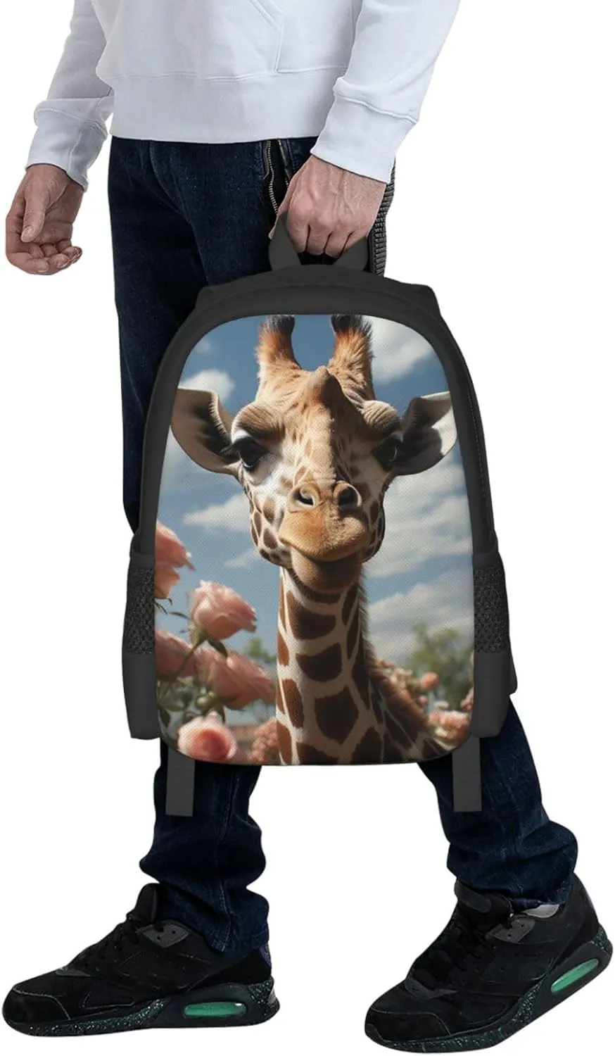 Travel Backpack for Women Men Laptop Backpack 15.6 Inch Computer Bag Beautiful giraffe Carry on Backpack