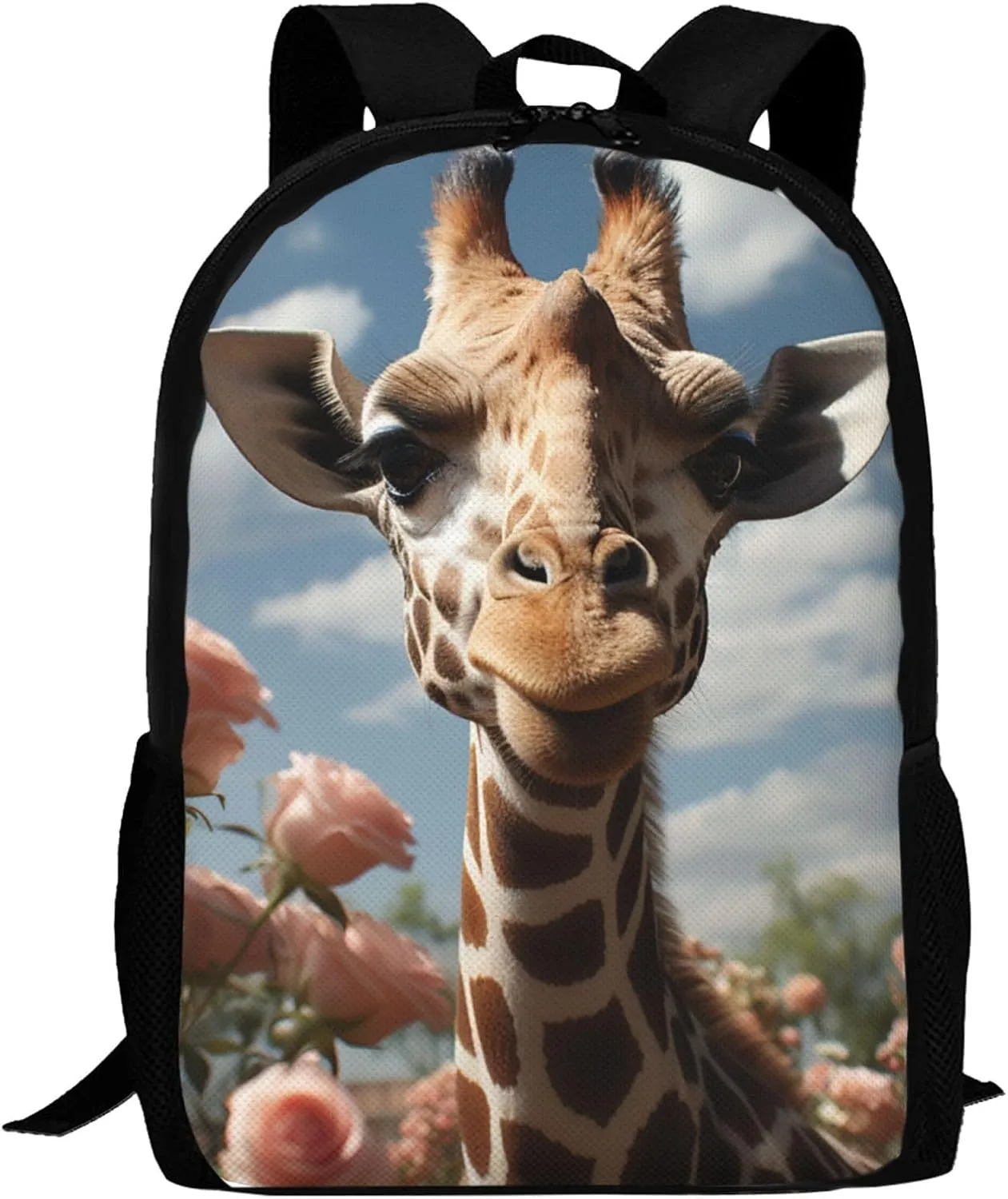 Travel Backpack for Women Men Laptop Backpack 15.6 Inch Computer Bag Beautiful giraffe Carry on Backpack