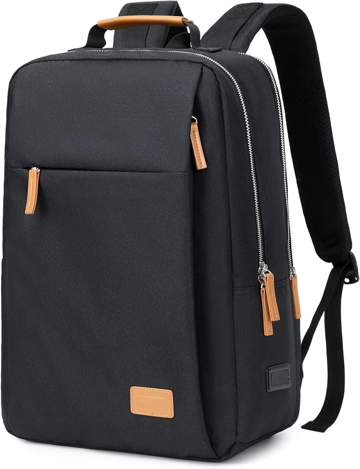 Travel Backpack for Women,15.6 Inch Laptop Backpack Purse with USB Port & Wet Pocket,Carry on Backpack Personal Item Backpacks Nurse Bag Anti Theft College Bookbag,Casual Daypack for Work (Black)