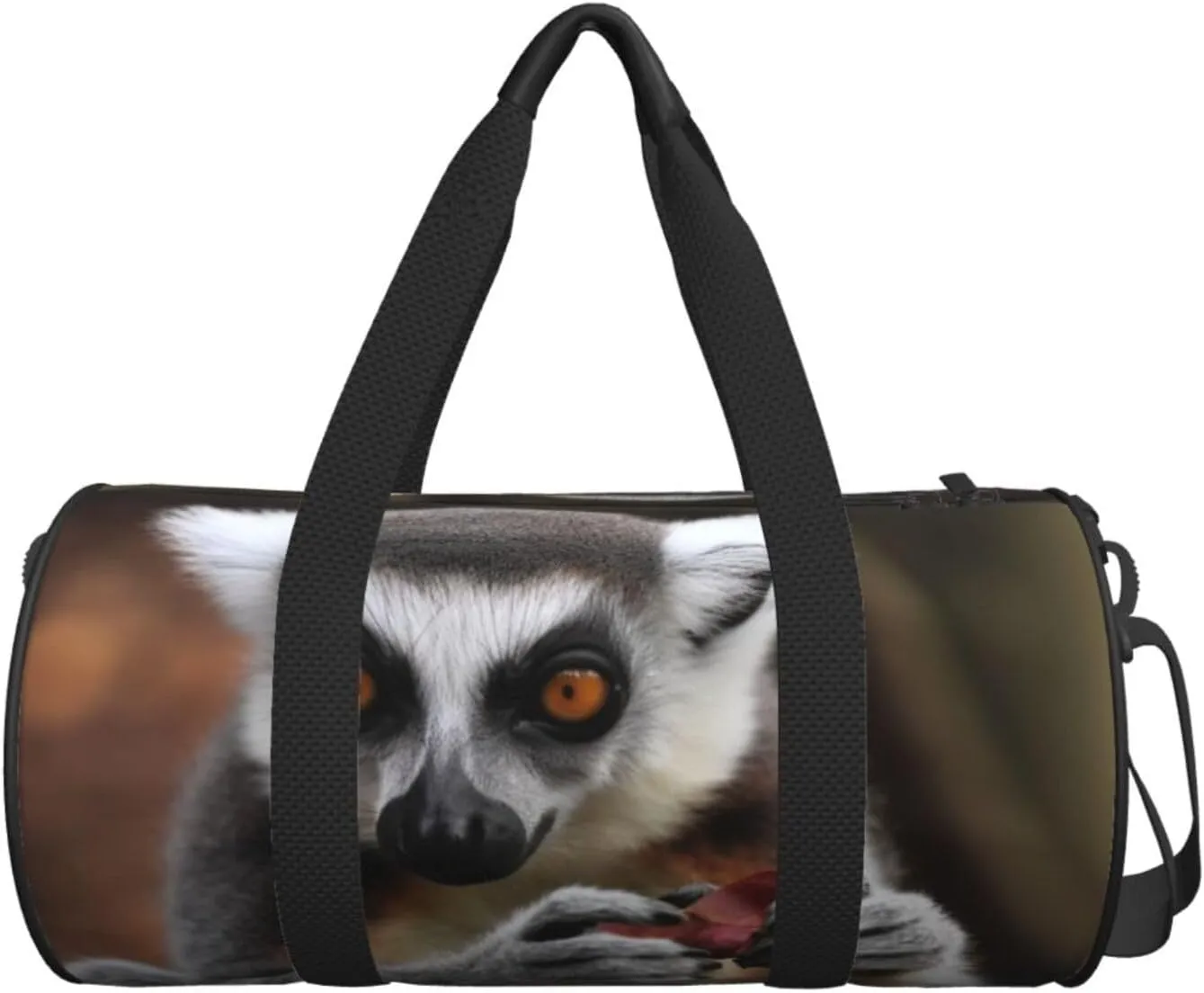 Travel Bag For Women,Monkey Lemur Cute Print Personal Item Duffle Bags,Weekend Travel Duffel Tote Bag,Travel Sport Gym Bag For Men,Airplane Travel Essentials For Flying