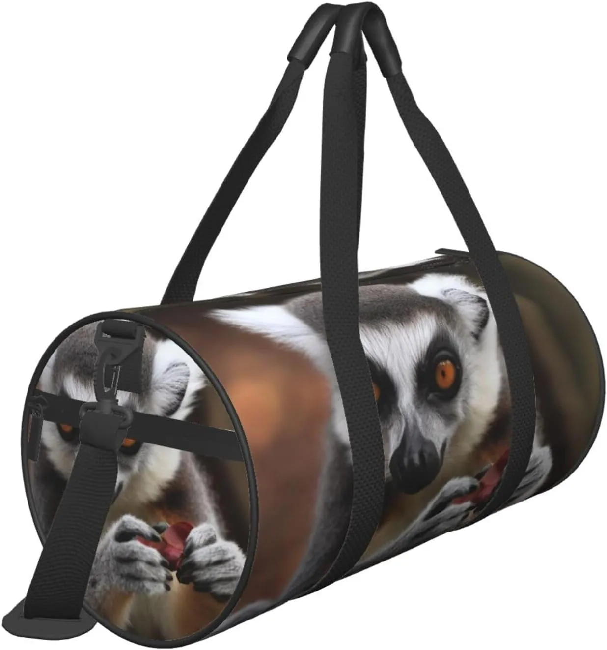 Travel Bag For Women,Monkey Lemur Cute Print Personal Item Duffle Bags,Weekend Travel Duffel Tote Bag,Travel Sport Gym Bag For Men,Airplane Travel Essentials For Flying