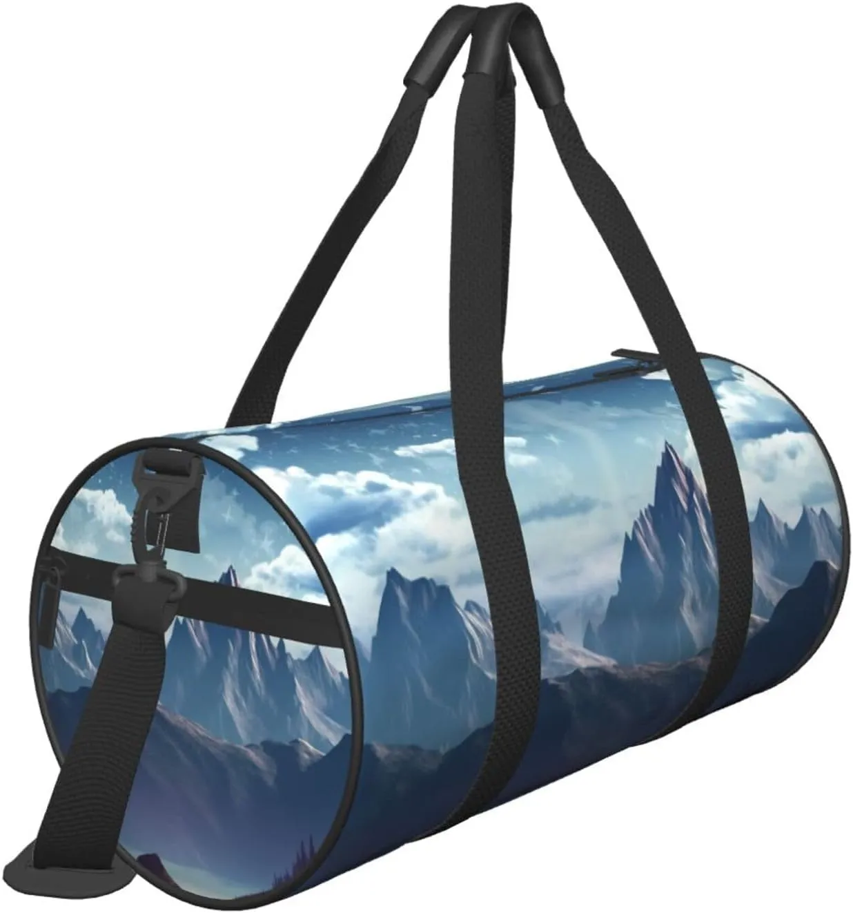 Travel Bag For Women,Mountain Print Personal Item Duffle Bags,Weekend Travel Duffel Tote Bag,Travel Sport Gym Bag For Men,Airplane Travel Essentials For Flying