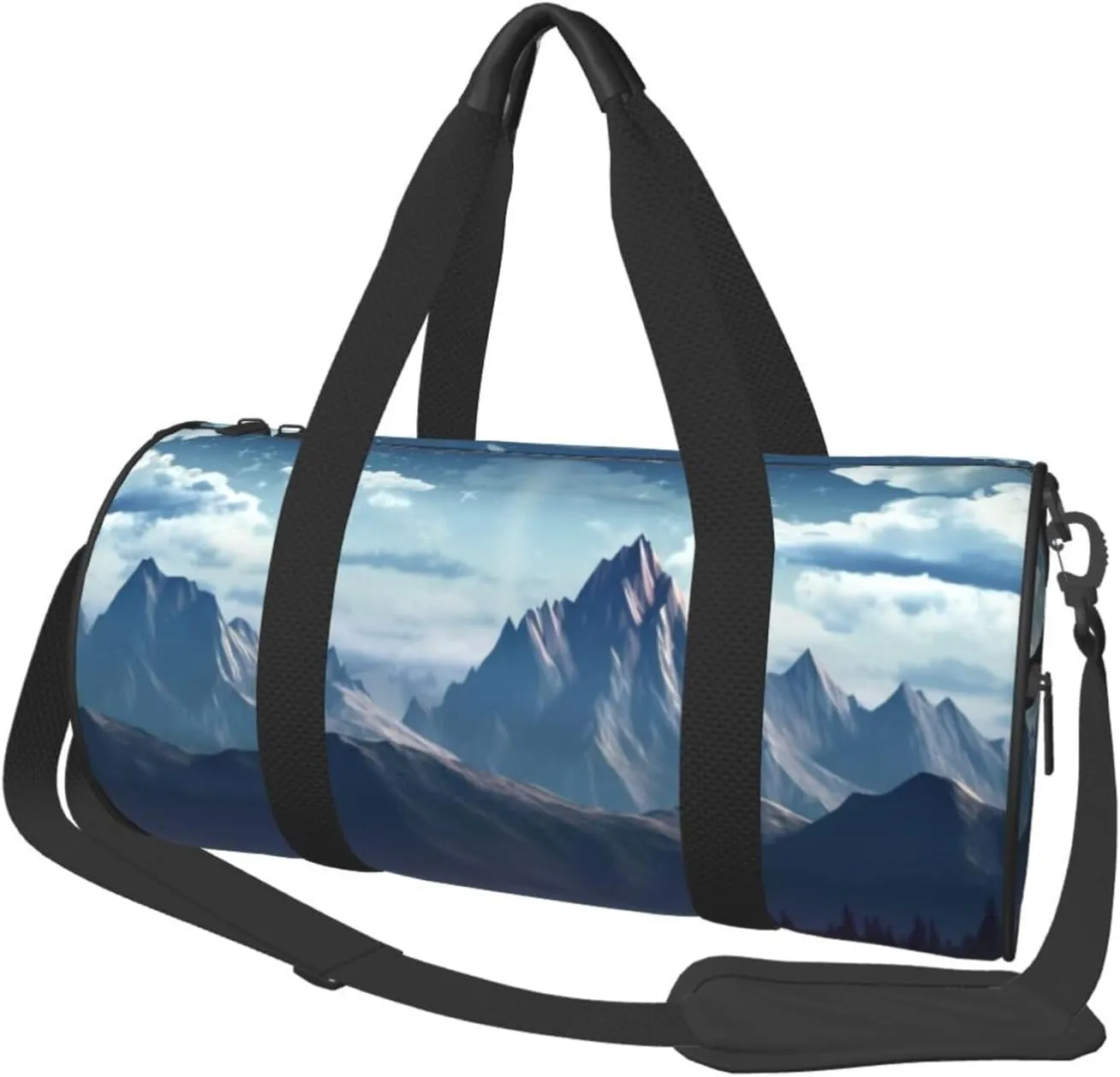 Travel Bag For Women,Mountain Print Personal Item Duffle Bags,Weekend Travel Duffel Tote Bag,Travel Sport Gym Bag For Men,Airplane Travel Essentials For Flying