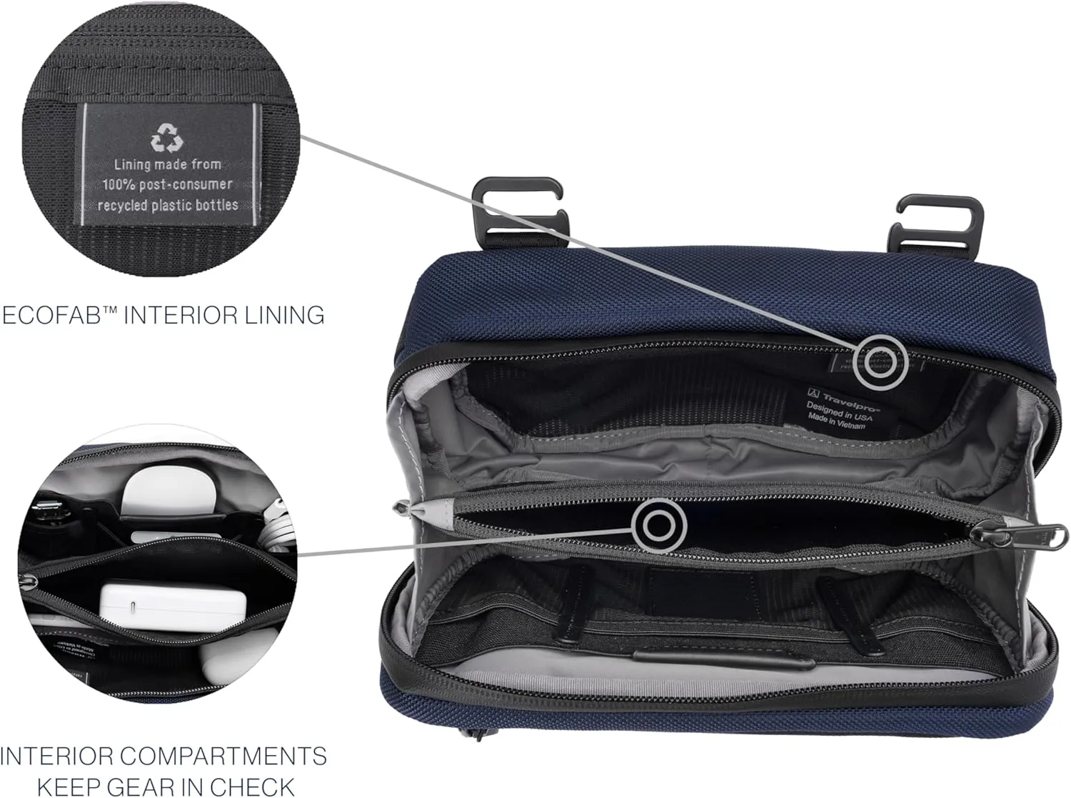 Travelpro Altitude Travel Essentials Organizaton Kit, Men and Women