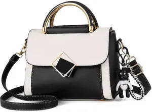 Trendy Top Handle Shoulder Bag For Women Stylish Satchel Purse Modern Leather Handbag Tote crossbody Bag For Women