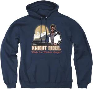 Trevco Knight Rider Full Moon Unisex Adult Pull-Over Hoodie