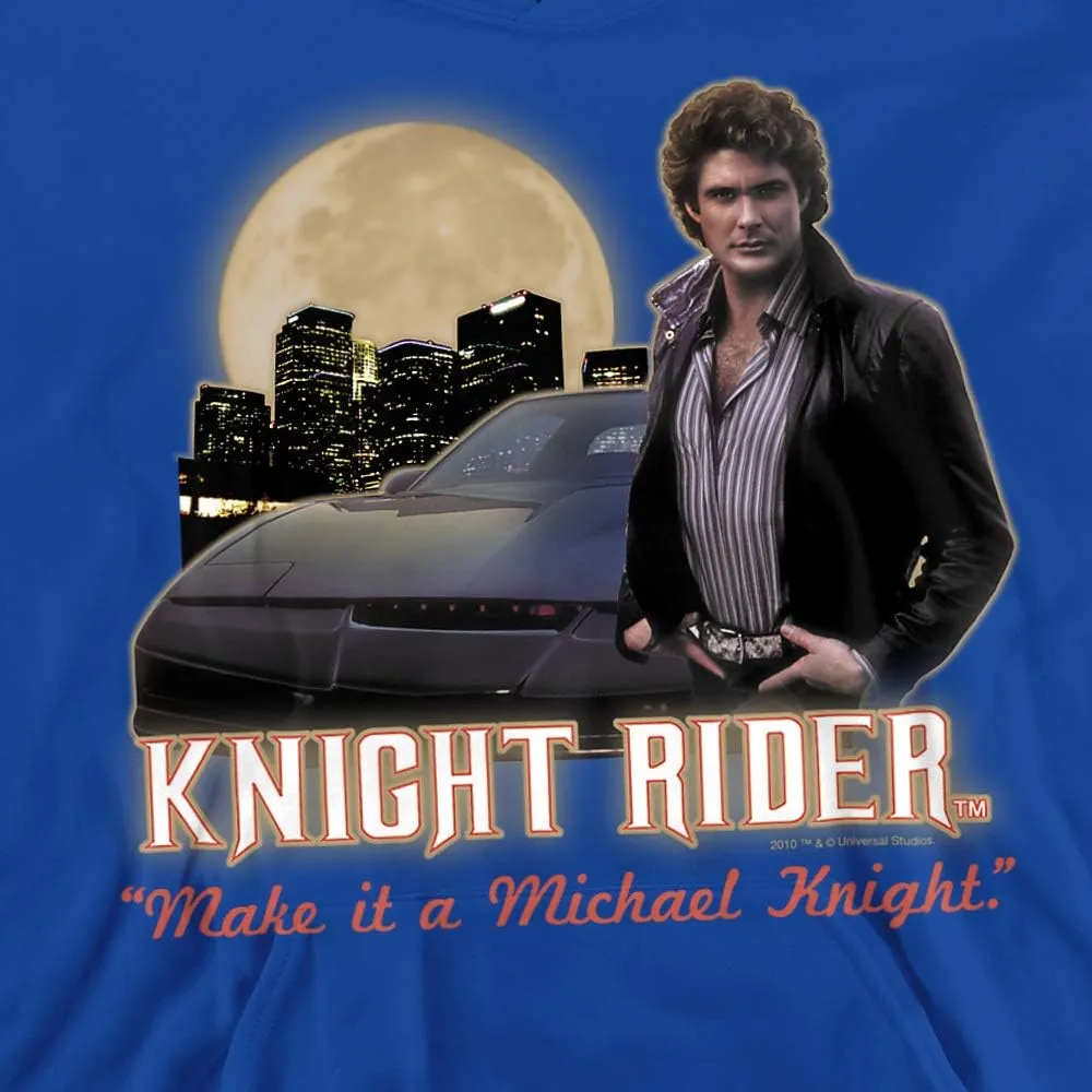 Trevco Knight Rider Full Moon Unisex Youth Pull-Over Hoodie