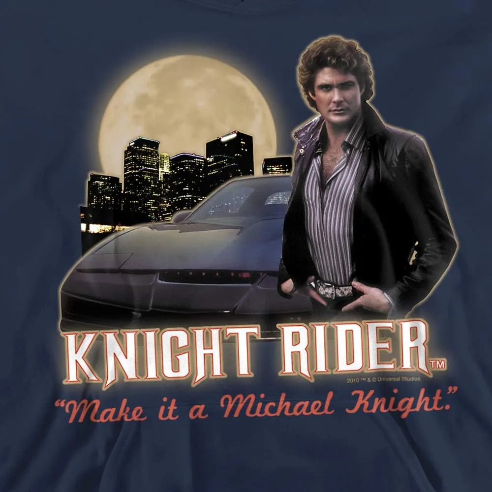 Trevco Knight Rider Full Moon Unisex Youth Pull-Over Hoodie