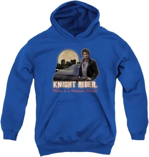 Trevco Knight Rider Full Moon Unisex Youth Pull-Over Hoodie
