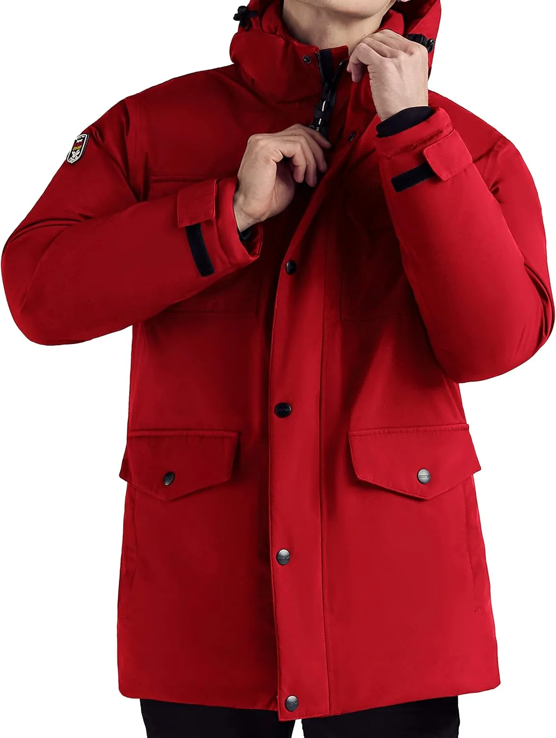 Triple F.A.T. Goose Men's Hodgson - Mens Waterproof Parka - Heavy Winter Coats For Men - Mens Parka Winter Coats With Hood