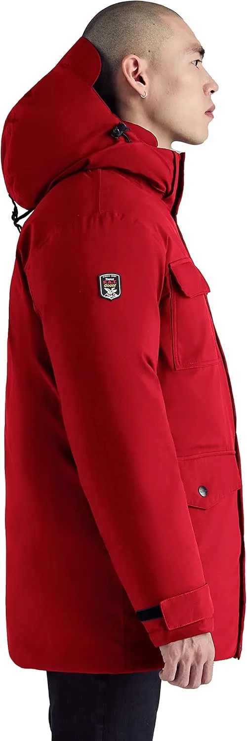 Triple F.A.T. Goose Men's Hodgson - Mens Waterproof Parka - Heavy Winter Coats For Men - Mens Parka Winter Coats With Hood