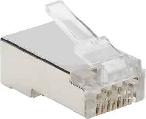 Tripp Lite Cat6 RJ45 Pass-Through FTP Modular Plug, 50 Pack