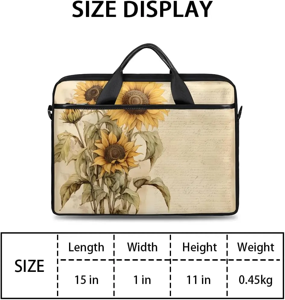 Tropical Beach 15 Inch Laptop Bag Women Men Laptop Carrying Case
