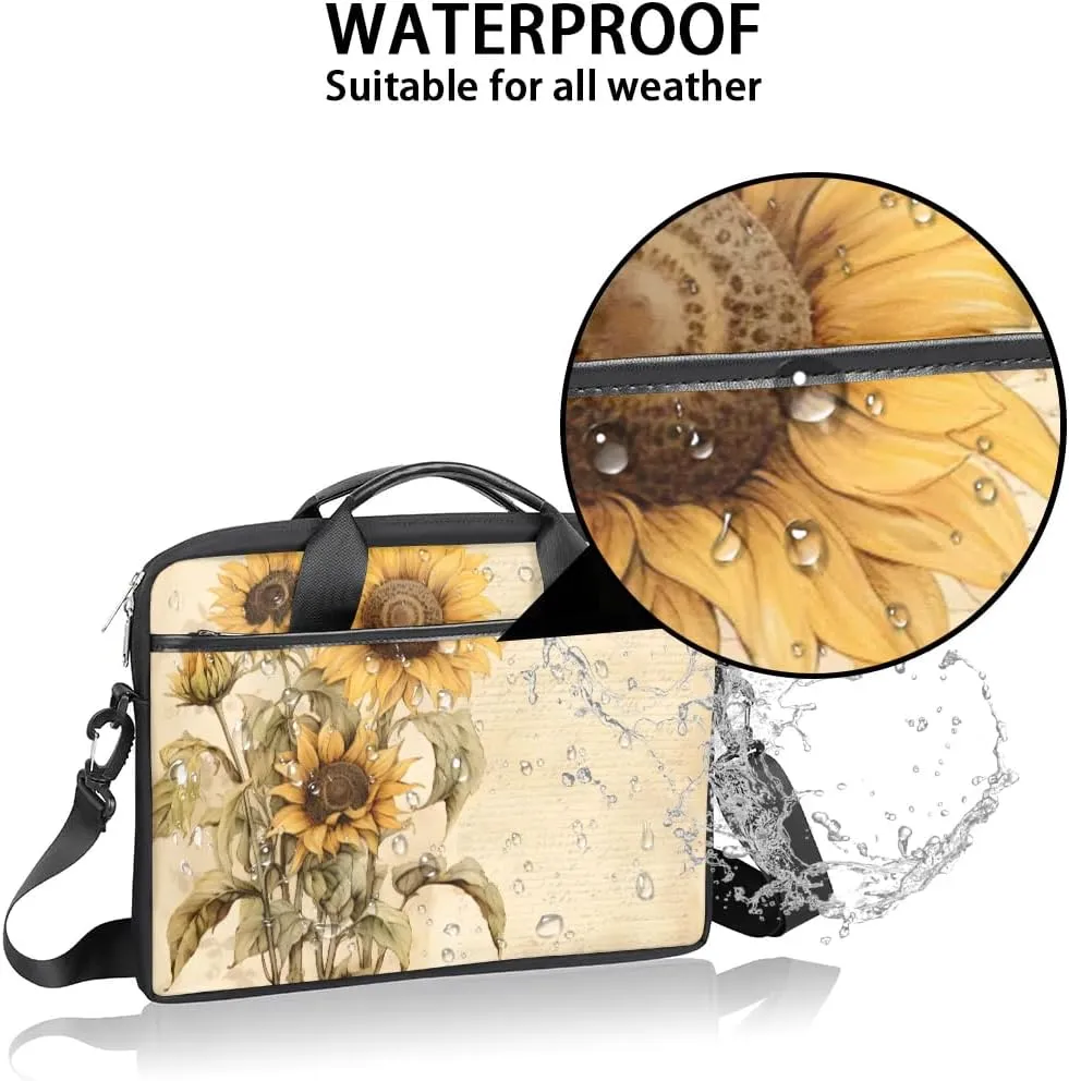 Tropical Beach 15 Inch Laptop Bag Women Men Laptop Carrying Case