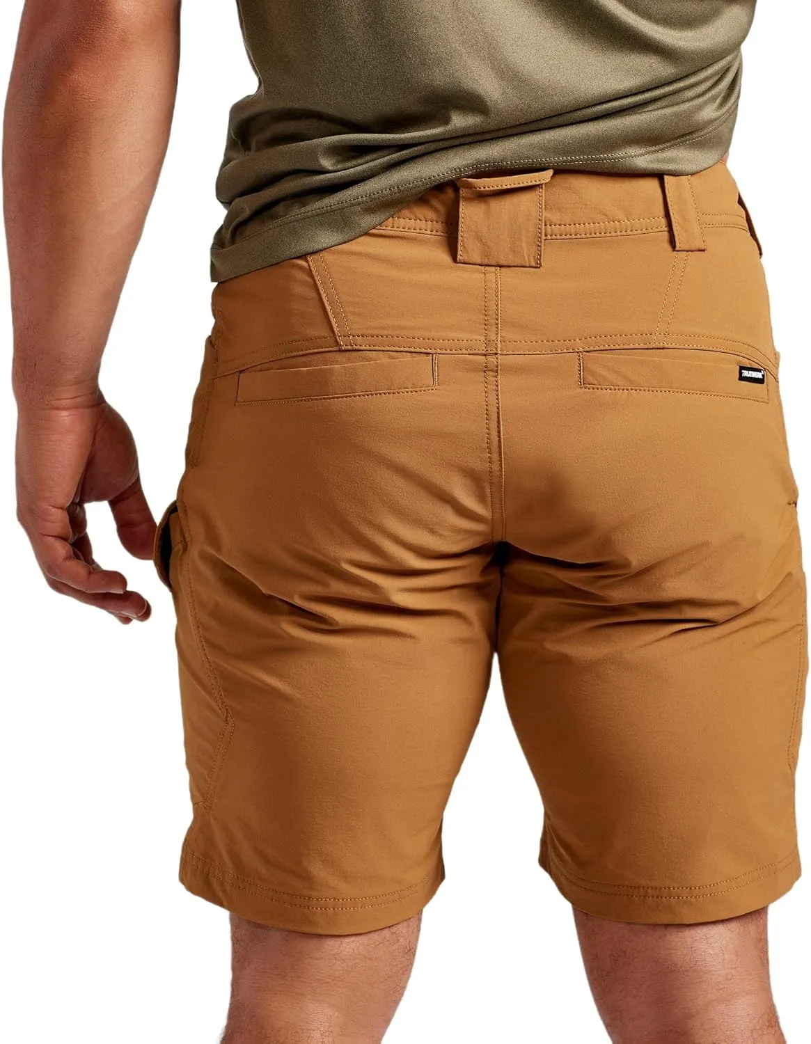 TRUEWERK Men’s Work Shorts - T1 Werkshorts, Moisture Wicking, Multi-Pocket, Tactical Cargo Shorts with 4-Way Stretch