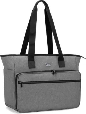 Trunab Teacher Bag Tote, Large Utility Tote for Women with Multiple Pockets Fits 15.6'' Laptop for Work, Office, Business