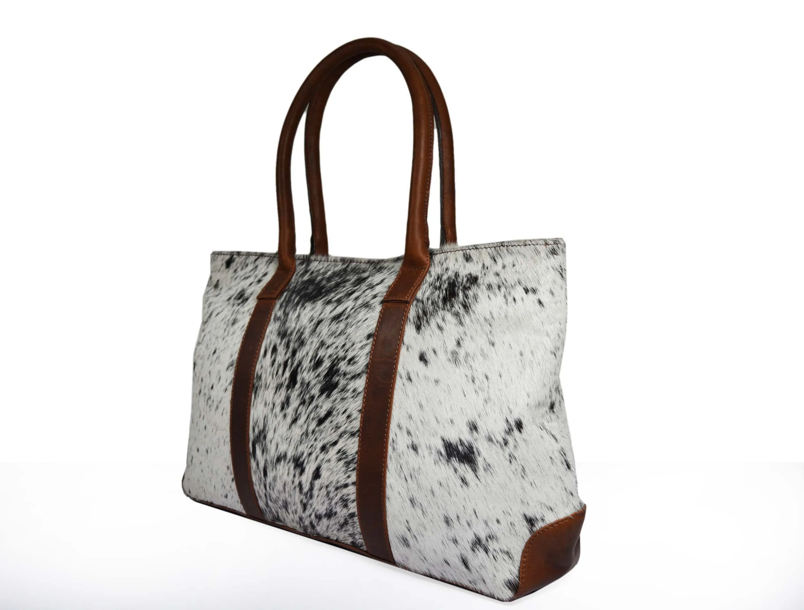 Tucson Classic Hair on Hide Leather Tote | LB-61
