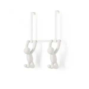 Umbra Buddy Double Over-Door Hooks - White|Crochets doubles pour porte Buddy de Umbra - blancs