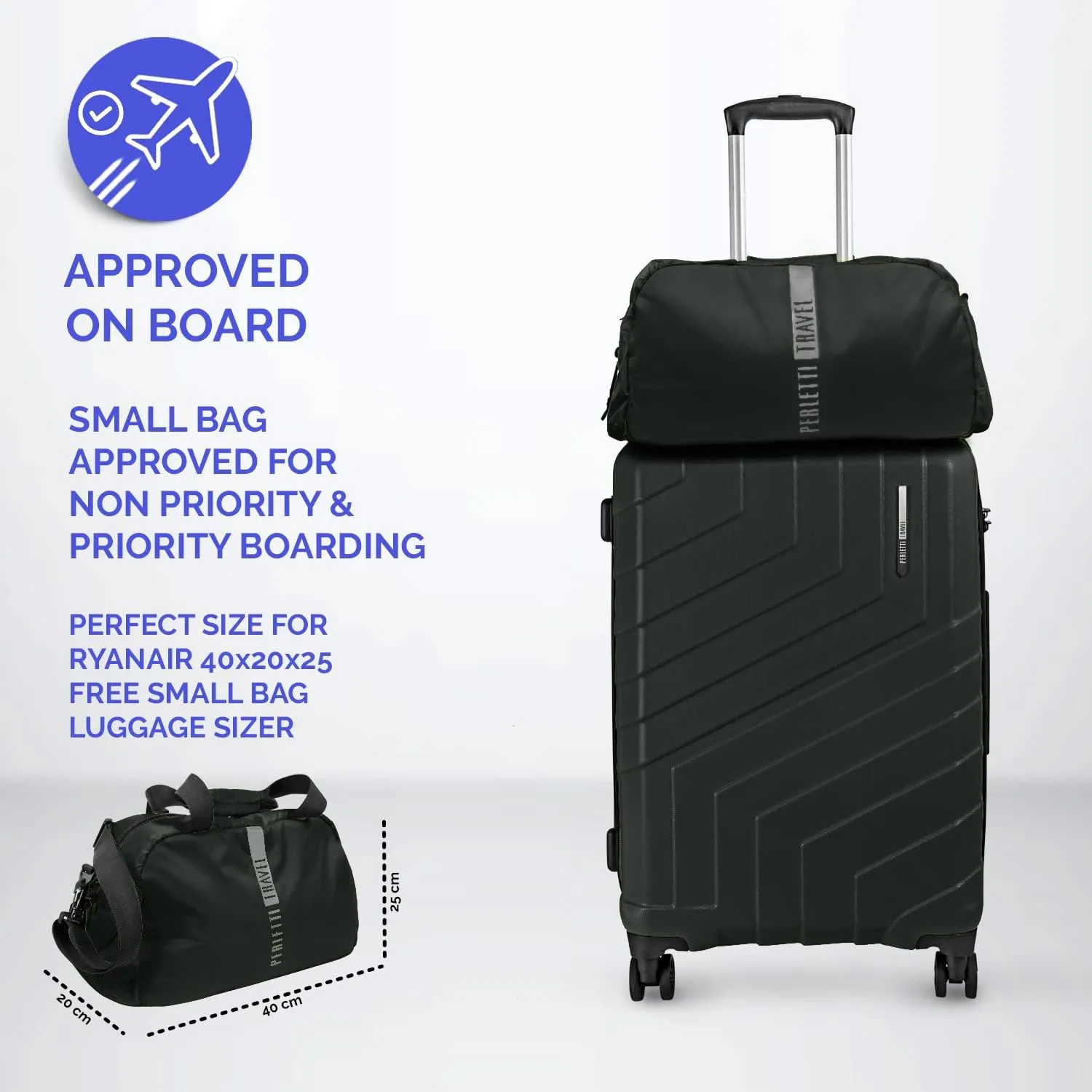 Unisex-Adult's Travel Bag, 40x20x25 cm