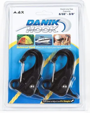 Universal Mini Anchor Hooks (Made in USA), 2-Pack – High-Strength Composite Knotless Hook System with Quick Release – Holds up to 300 lb (Line Not Included)