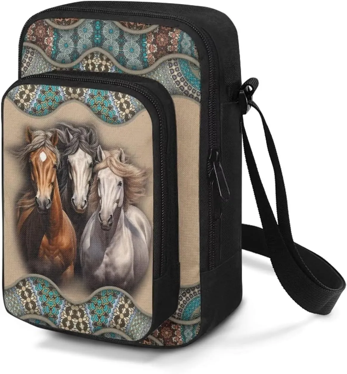 Uourmeti Crossbody Purse Bags for Women Travel Shoulder Bag Small Messenger Bag