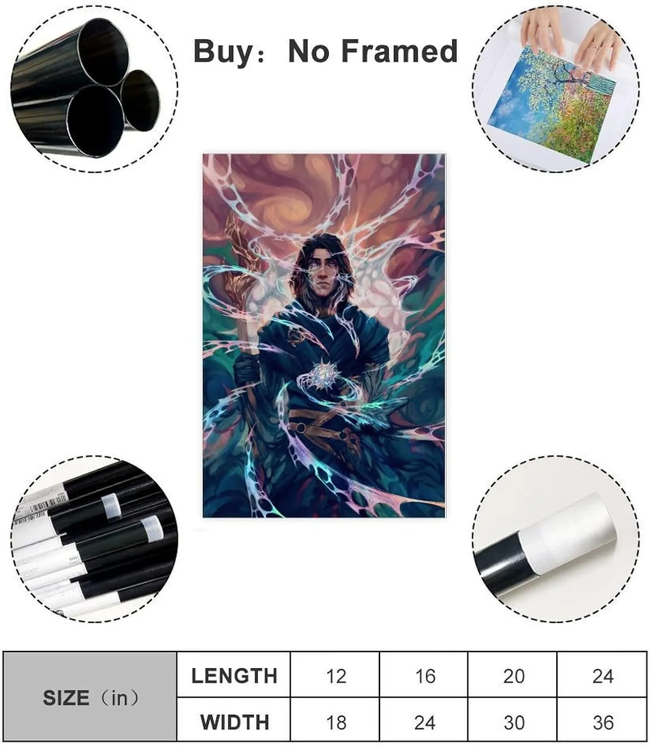 UQRUA Arcane Viktor Canvas Poster Bedroom Decor Landscape Office Room Decor Gift 12x18inch(30x45cm)
