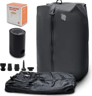 Vacuum Bags for Travel with Cordless Pump, 40L Airtight Compression TPU Bags,IP67 Reusable storage bag for Suitcase, Backpack, Luggage, Moving (1PC Pump)