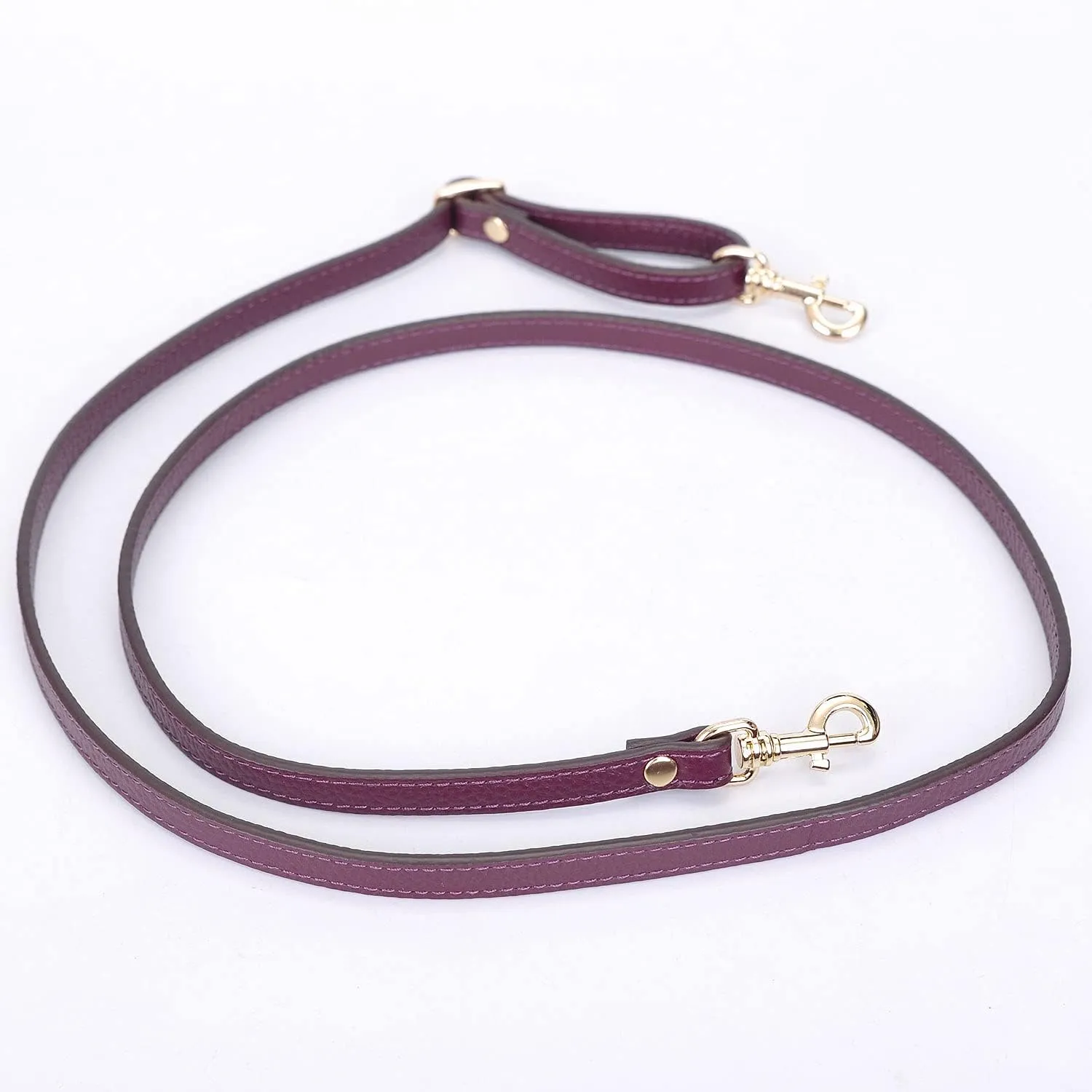 VanEnjoy Adjustable Genuine Leather Crossbody Straps Replacement - Width 1/2“, Length 25”-51”