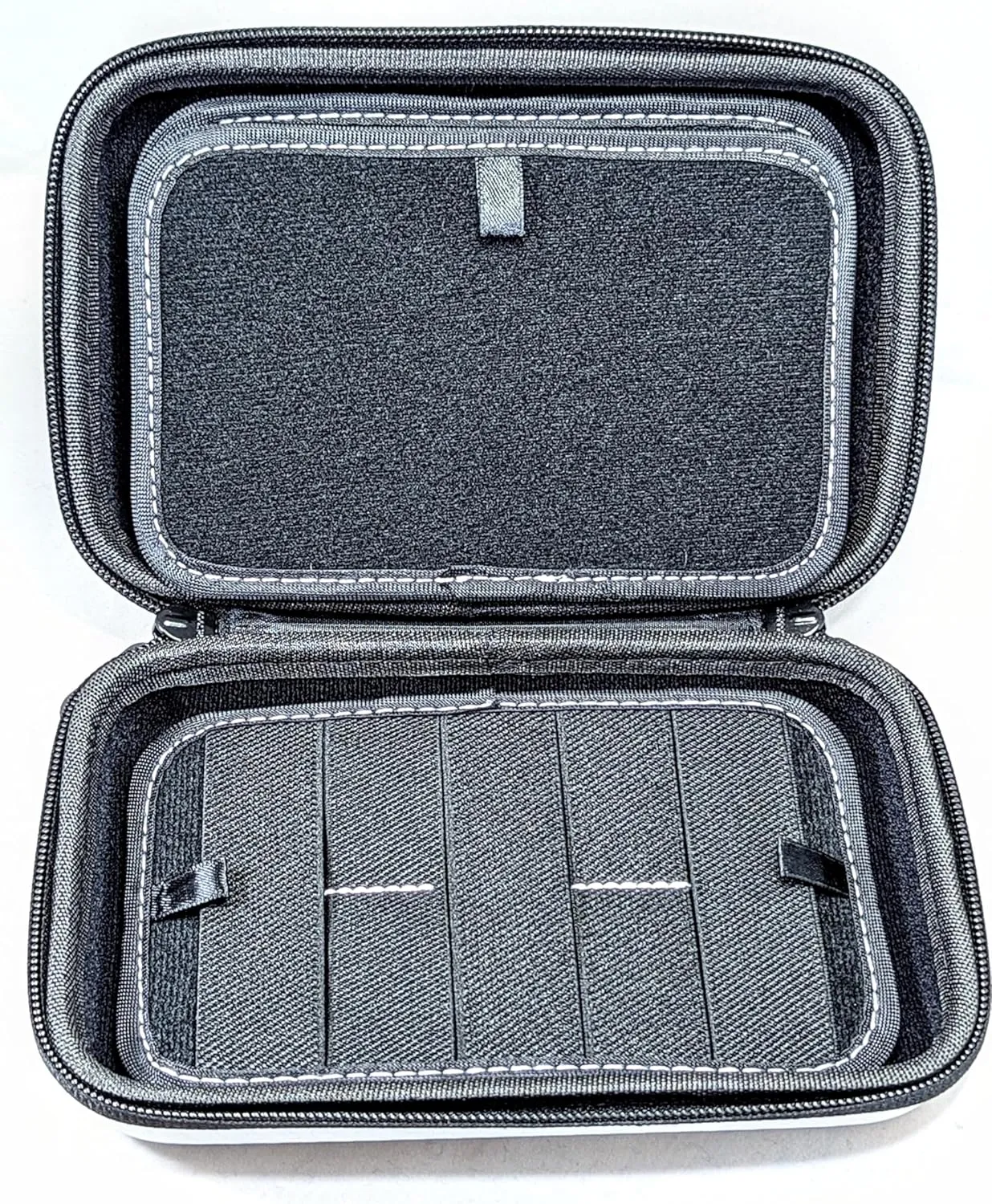 Vault Nano Protective Mini Travel Case in Matte Black, Carbon, Green Carbon, White Carbon, Purple Carbon and Orange Carbonwith Zipper Closure (White Carbon)