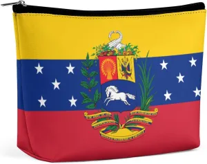 Venezuelan Flag Portable Travel Storage Cosmetic Bag,large Capacity Wash Bag One Size