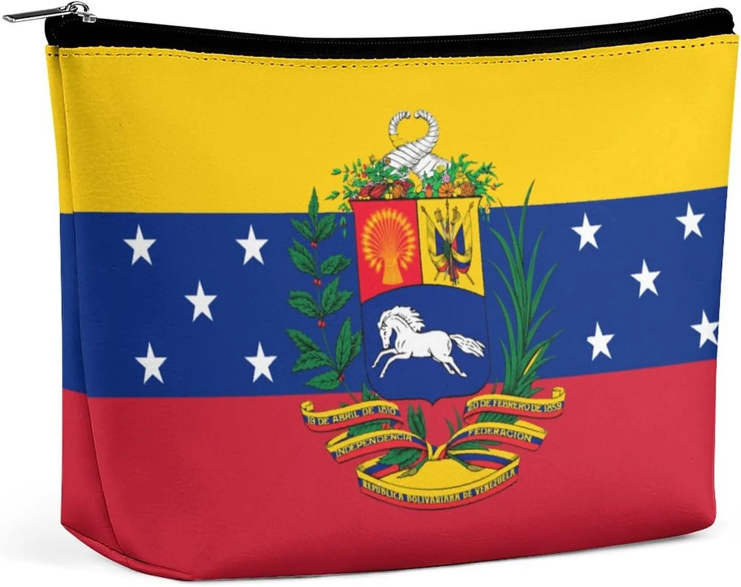 Venezuelan Flag Portable Travel Storage Cosmetic Bag,large Capacity Wash Bag One Size