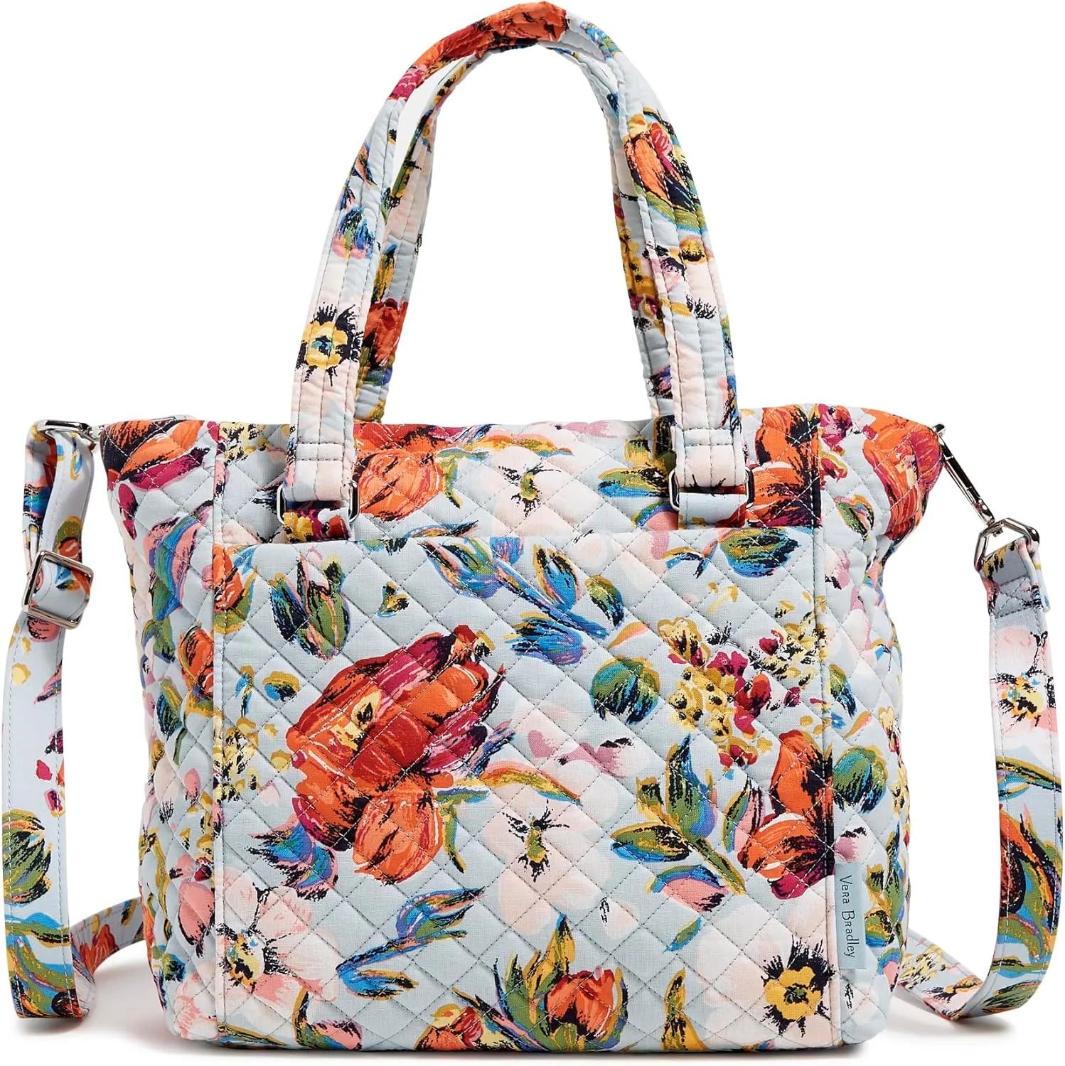 Vera Bradley Women's Cotton Multi-strap Shoulder Satchel Purse