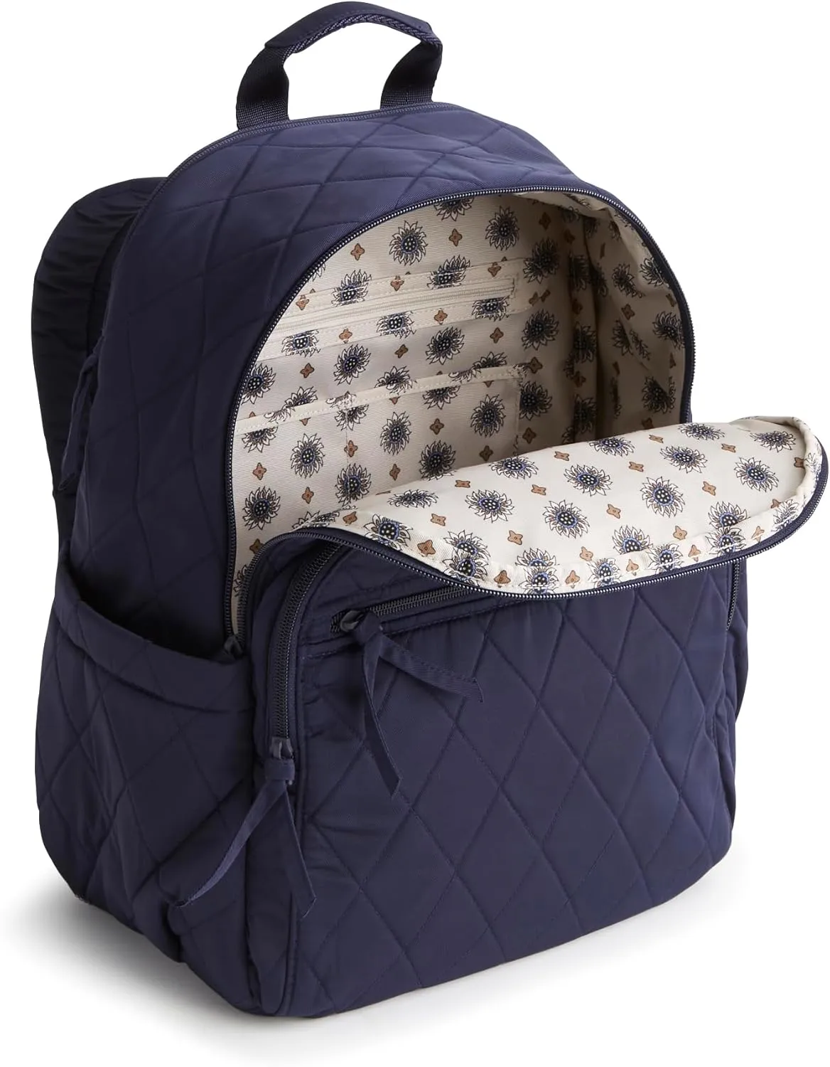 Vera Bradley Women's Performance Twill Bancroft Backpack, Peacoat, One Size