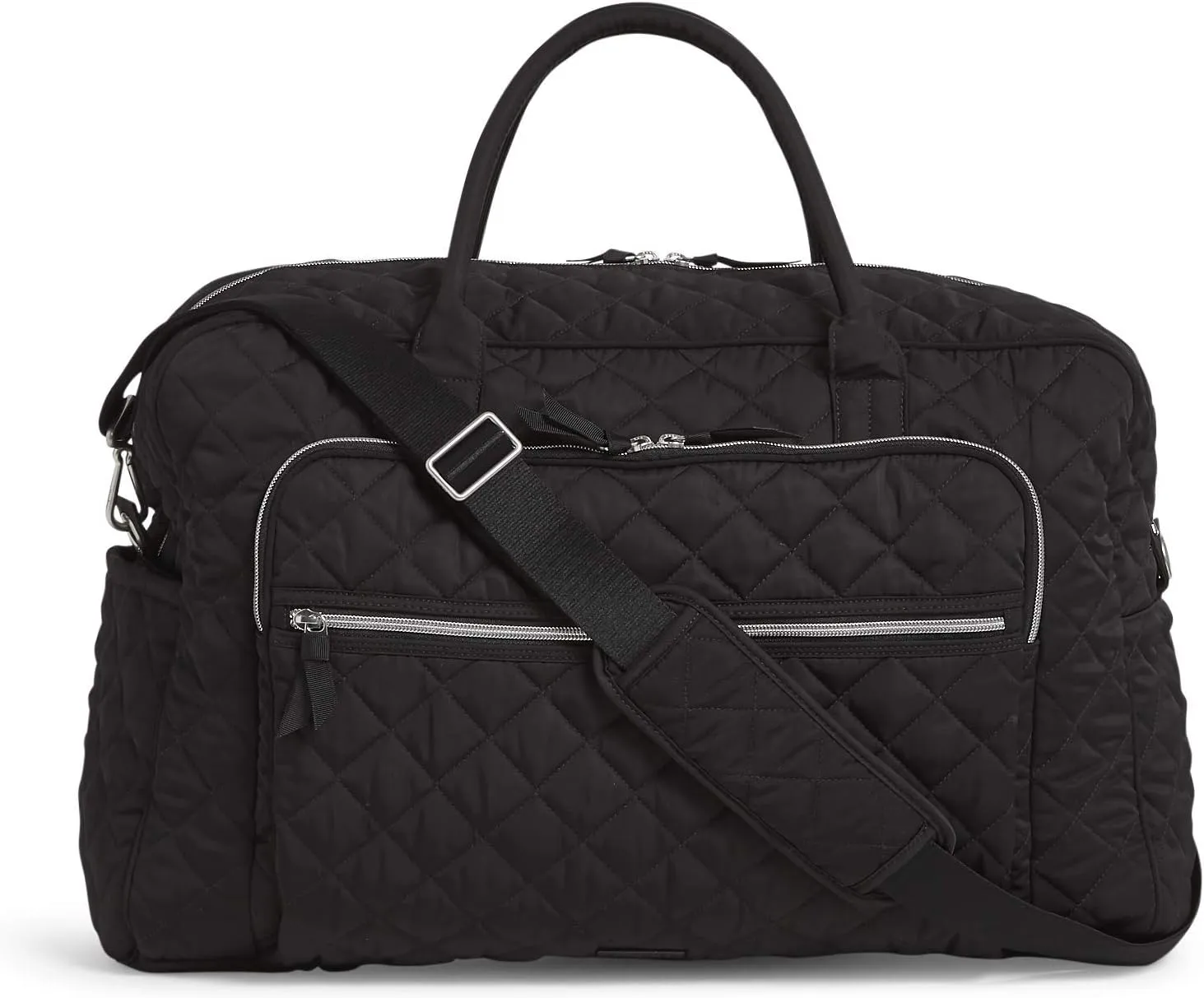 Vera Bradley Women's Performance Twill Grand Weekender Travel Bag, Black, One Size