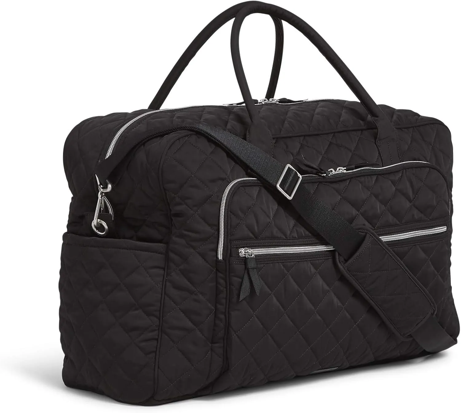 Vera Bradley Women's Performance Twill Grand Weekender Travel Bag, Black, One Size