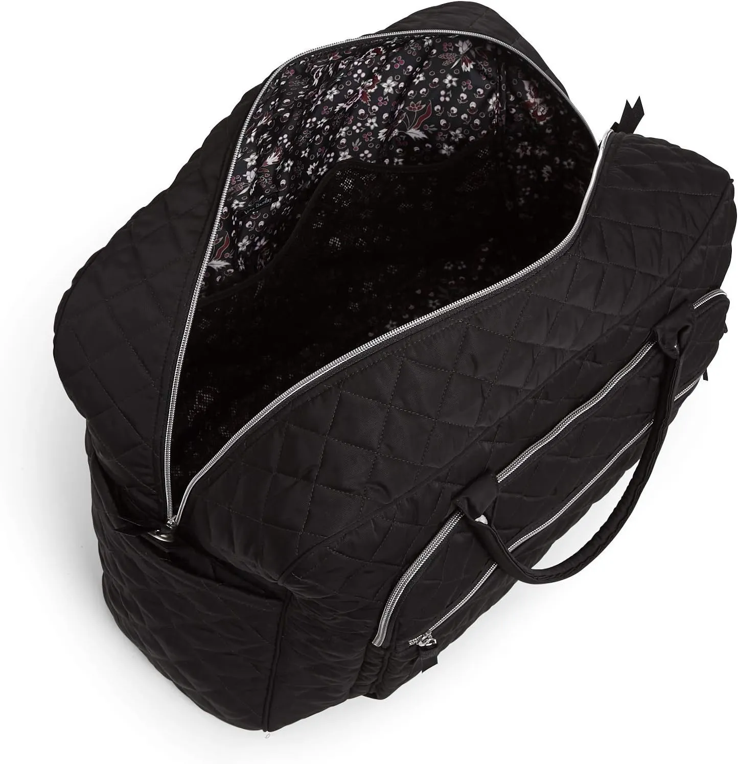 Vera Bradley Women's Performance Twill Grand Weekender Travel Bag, Black, One Size