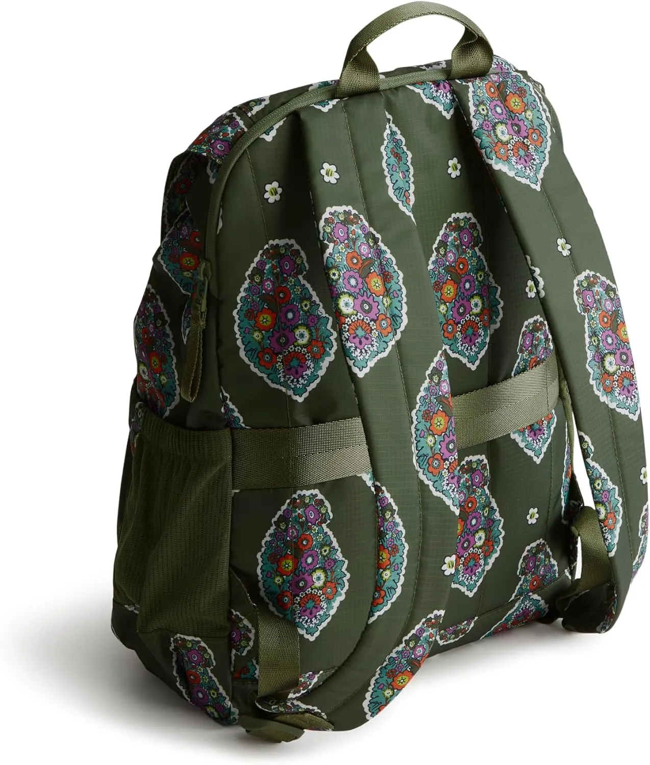 Vera Bradley Women's Ripstop Berkhill Backpack, Kew Gardens Green, One Size