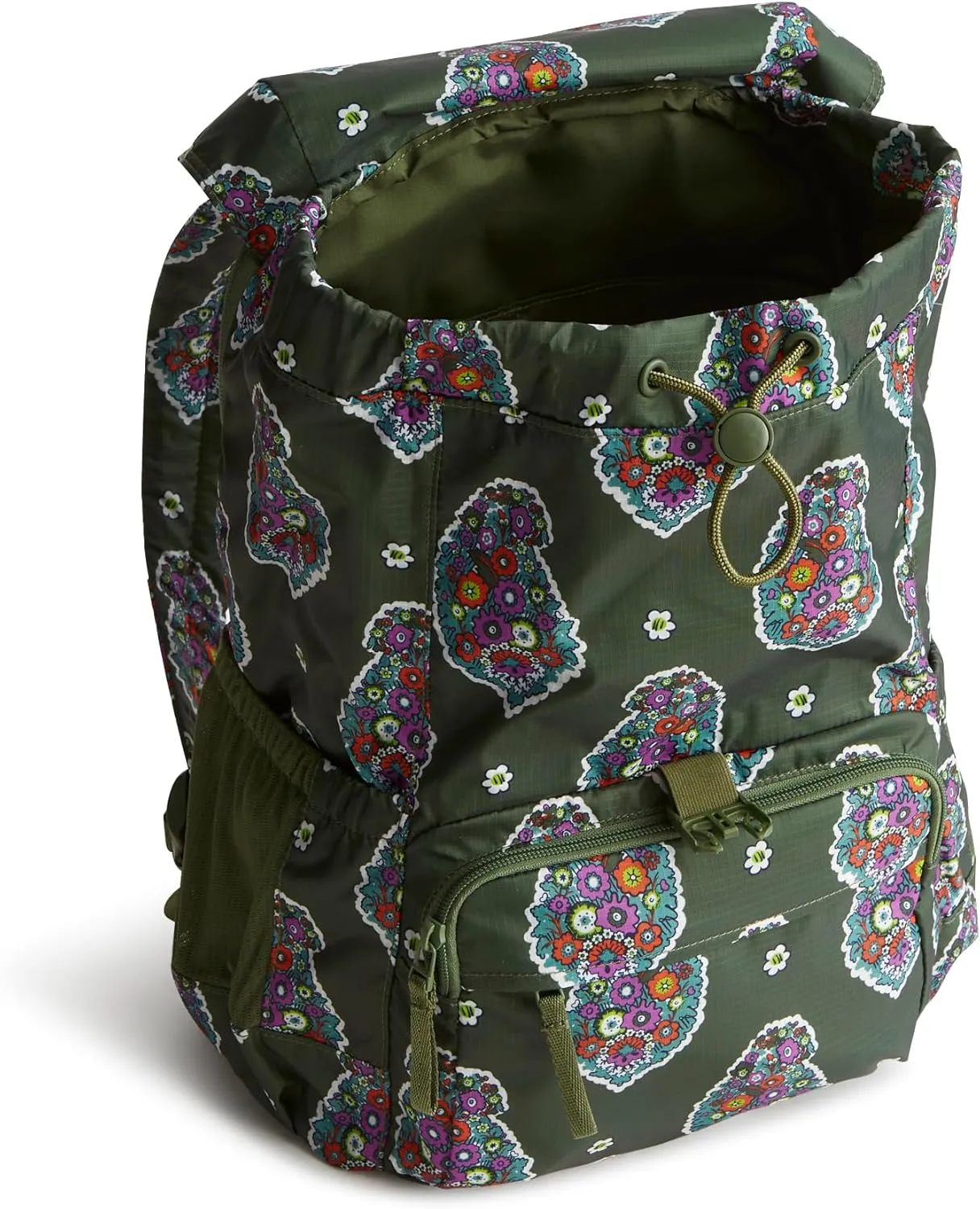 Vera Bradley Women's Ripstop Berkhill Backpack, Kew Gardens Green, One Size