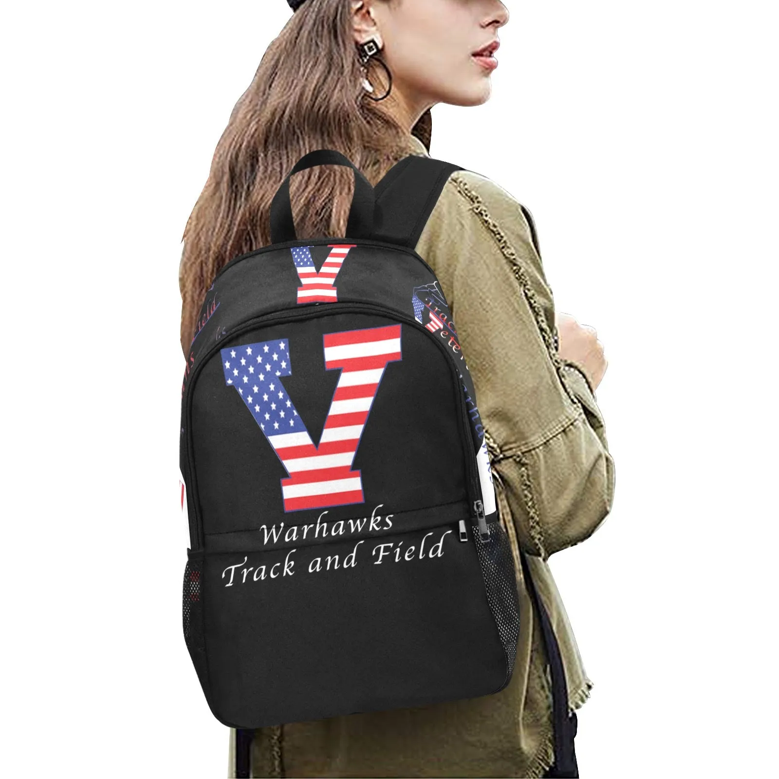 Veterans Track & Field Backpack-Black