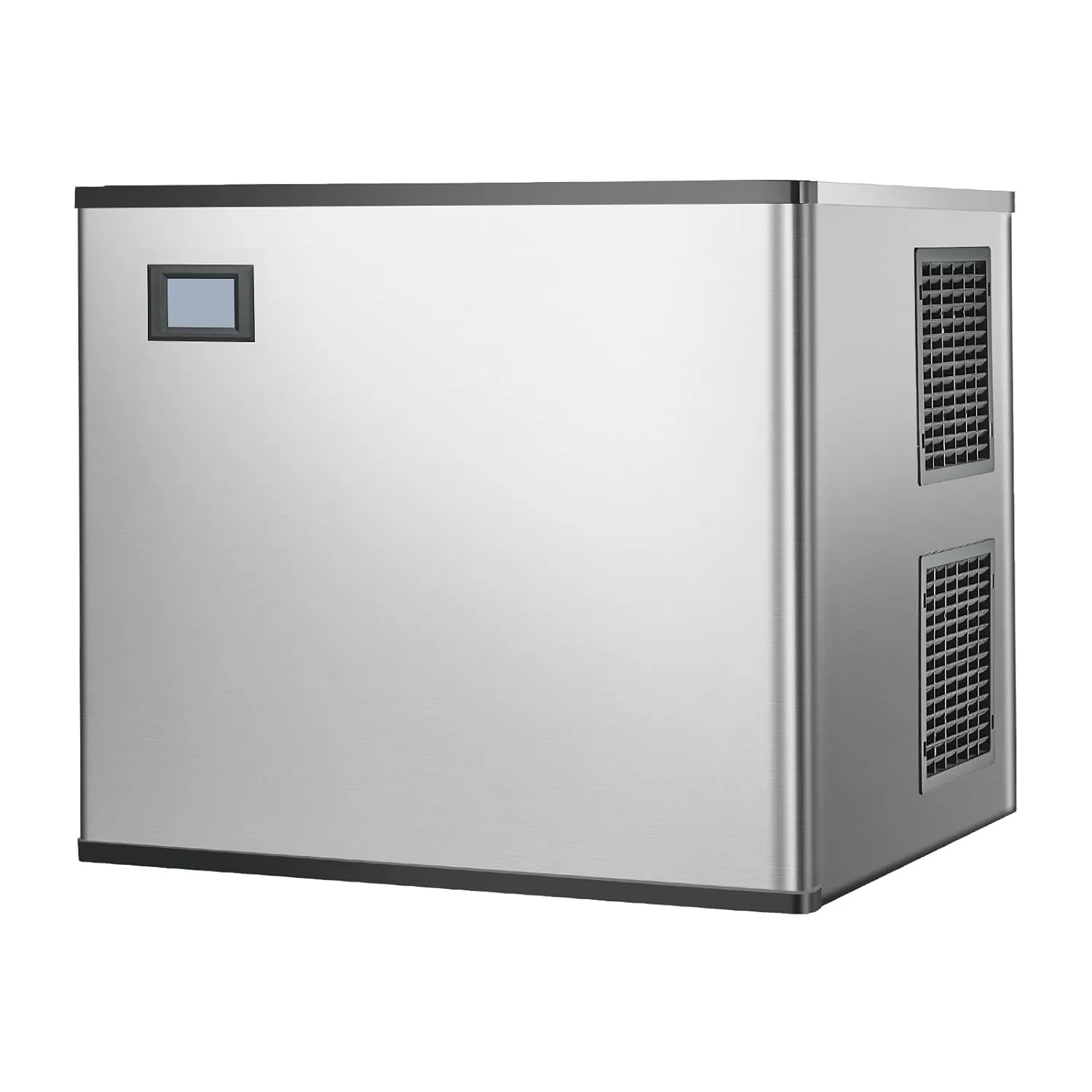 VEVOR Commercial Ice Maker Machine-Head 800 lbs/24 h, 26 Inch Stainless Steel Industrial Ice Machine, Self-Cleaning and Scheduled Ice Making, Modular Ice Cube Machine for Restaurant Hotel - Head Only