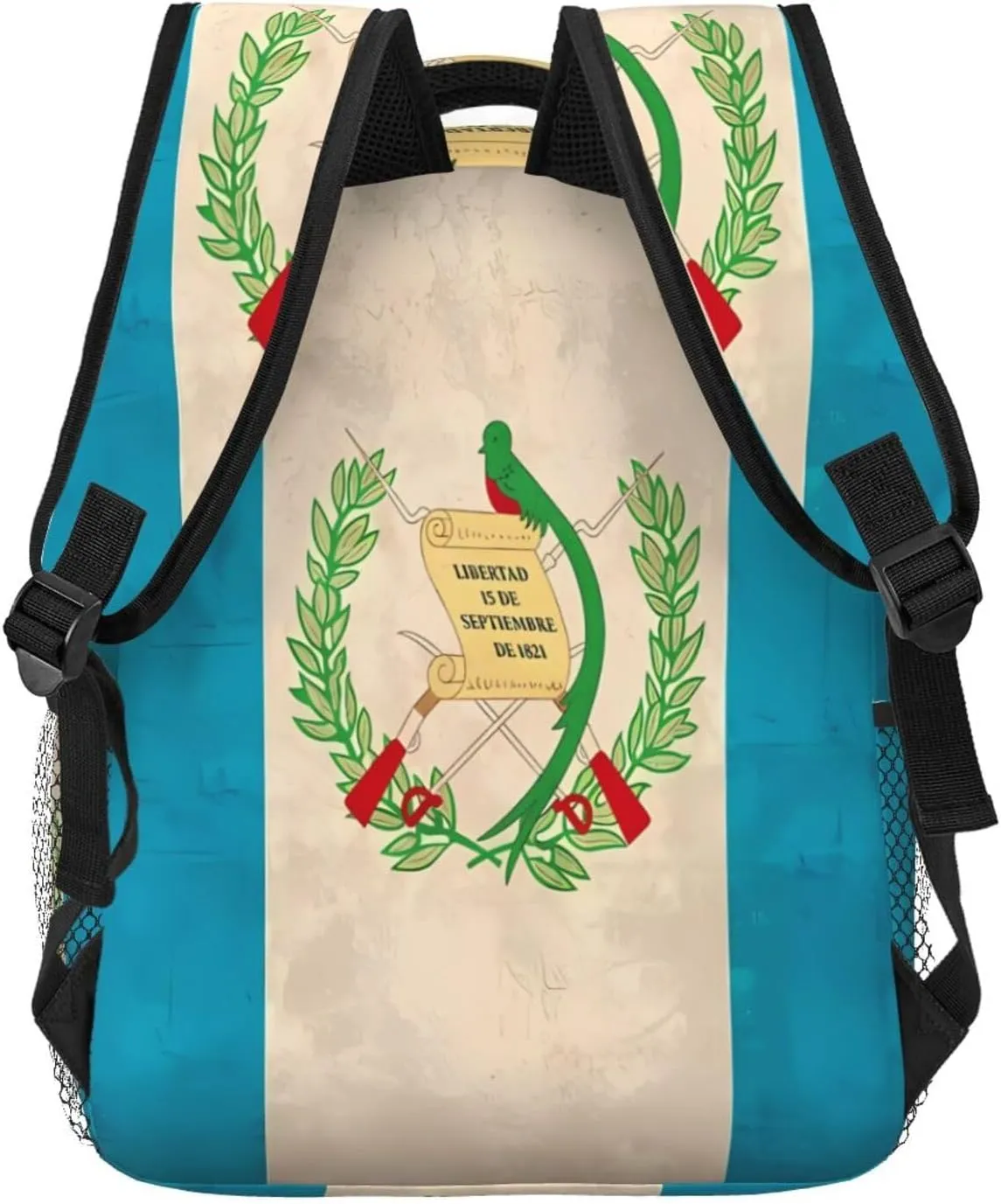 Vintage Guatemala Guatemalan Flag Backpack Casual Laptop Backpack Double Shoulder Bag Lightweight Backpack For Women Men Travel