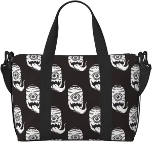 Vintage Lantern Ghost Travel Bag for Women Men Weekender Bags Carry on Overnight Bag Tote Bag Yoga Gym Bag for Gym, Work, Travel, Weekend, Personal Items