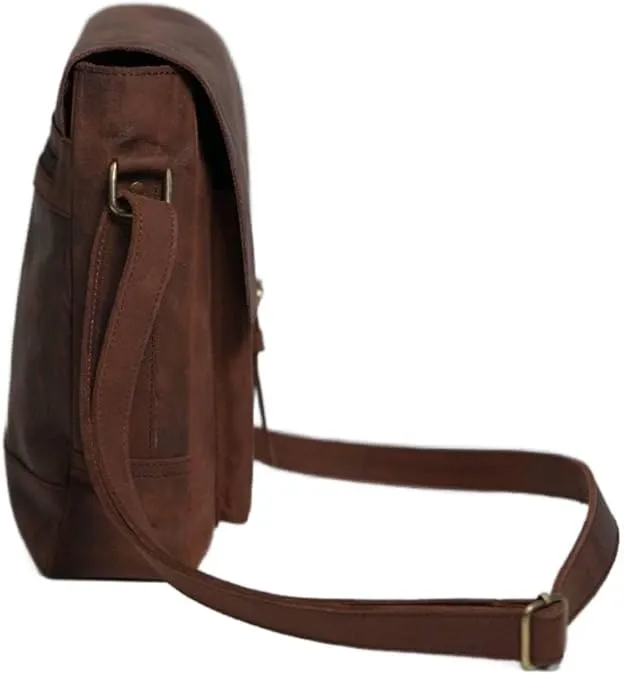 Vintage Leather Messenger Bag