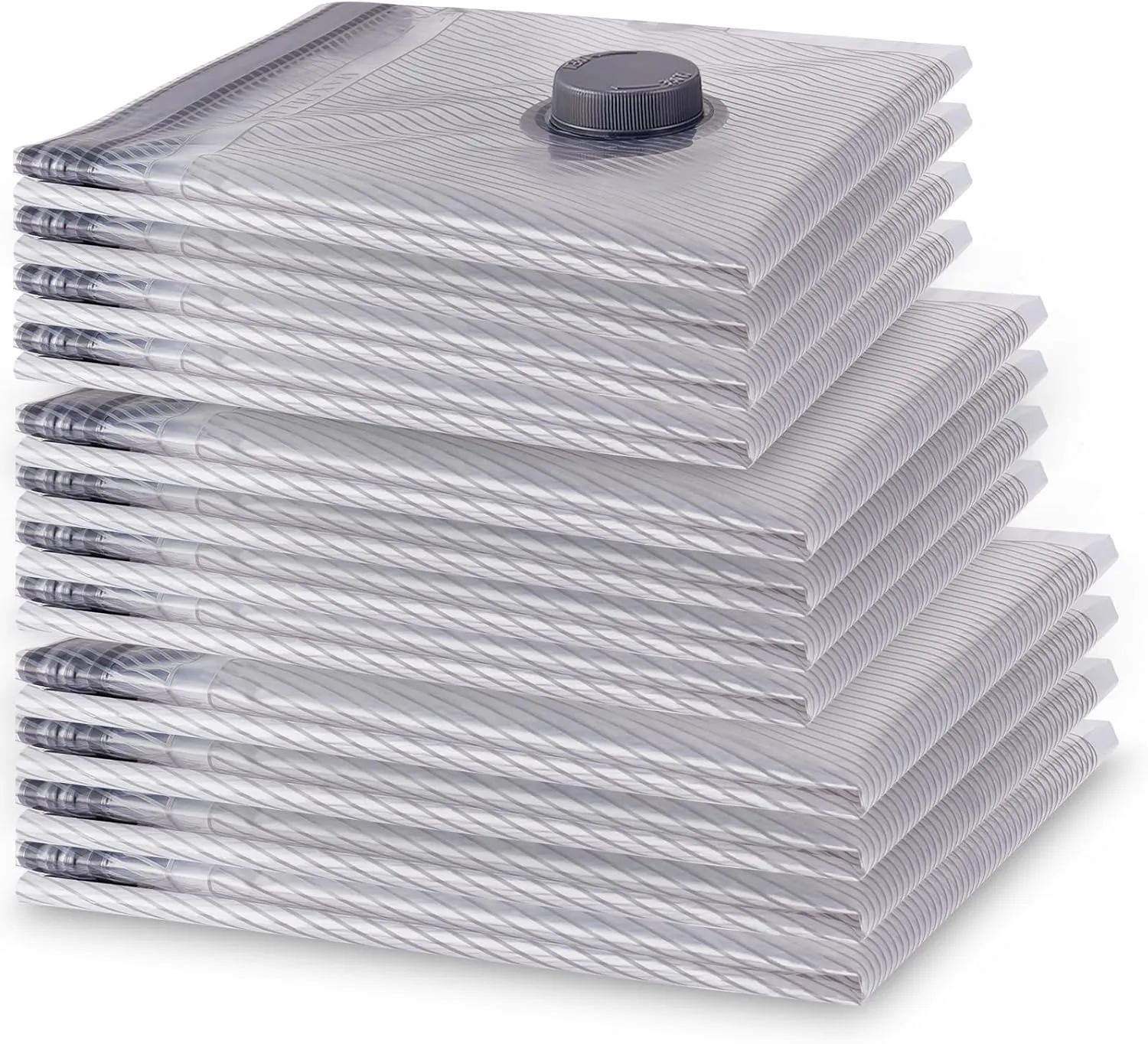 VMstr Travel Vacuum Storage Bags, 12 Pack Compression Bags for Luggage and Suitcase Packing, Carry-on Travel Size Bags