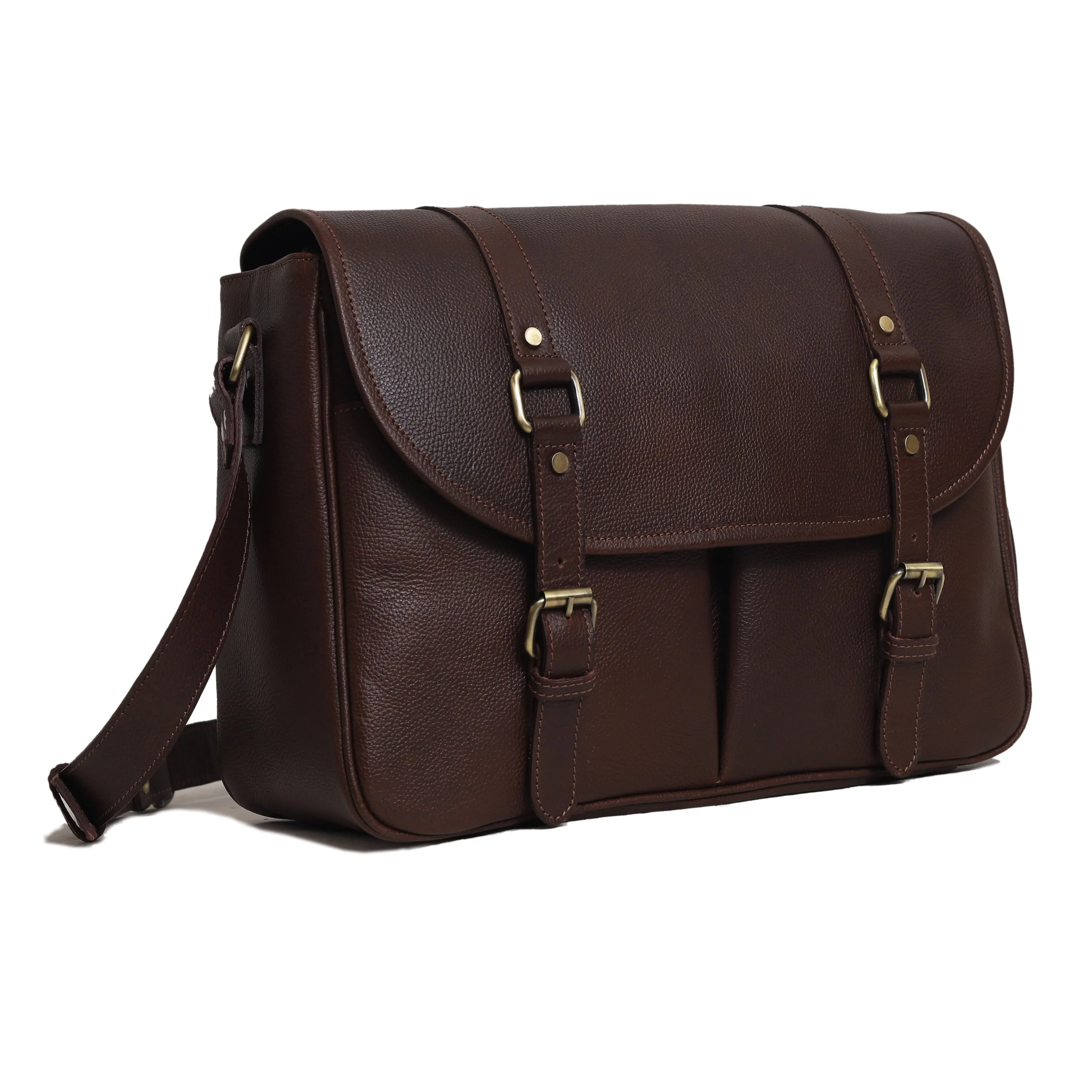 WASHINGTON LEATHER MESSENGER BAG