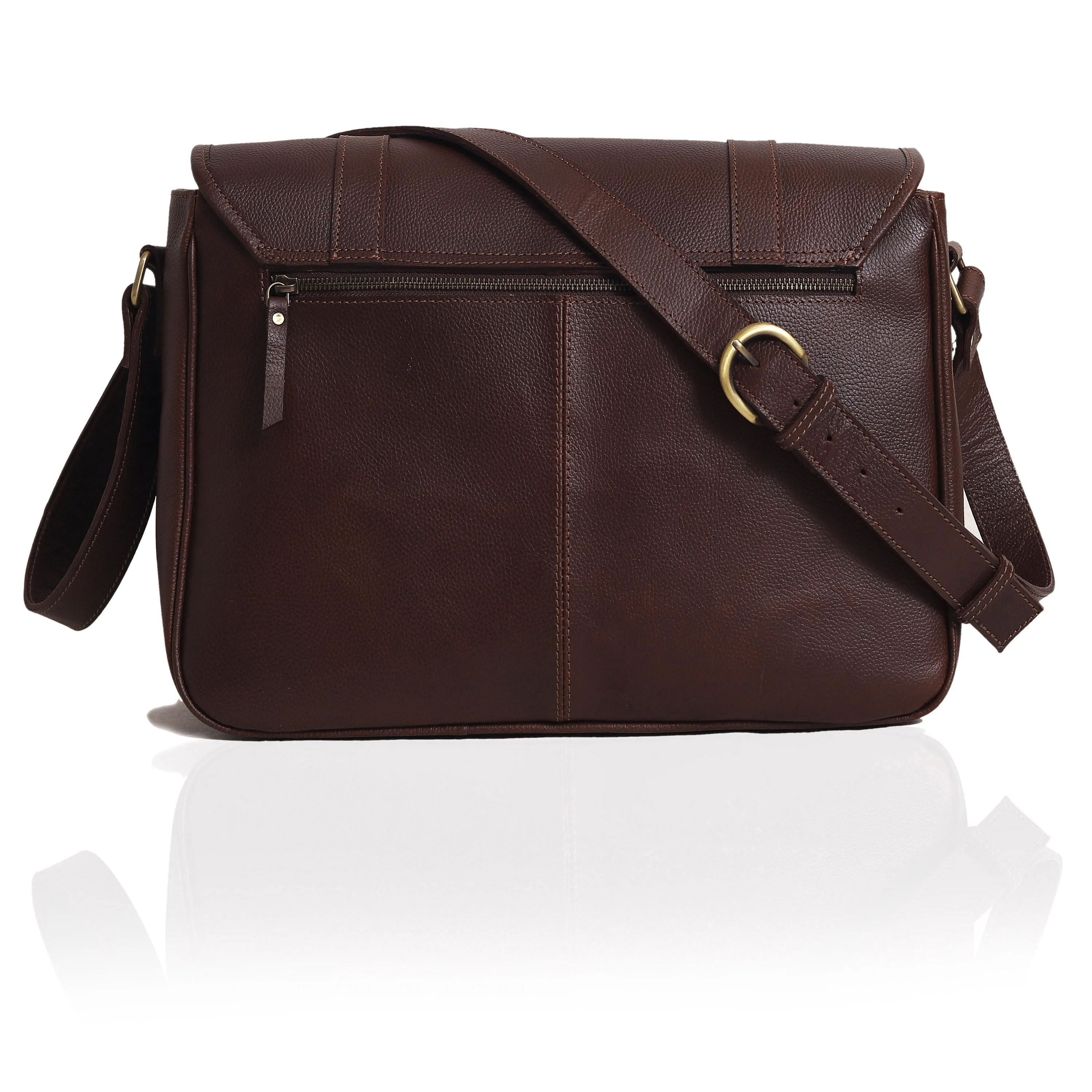 WASHINGTON LEATHER MESSENGER BAG