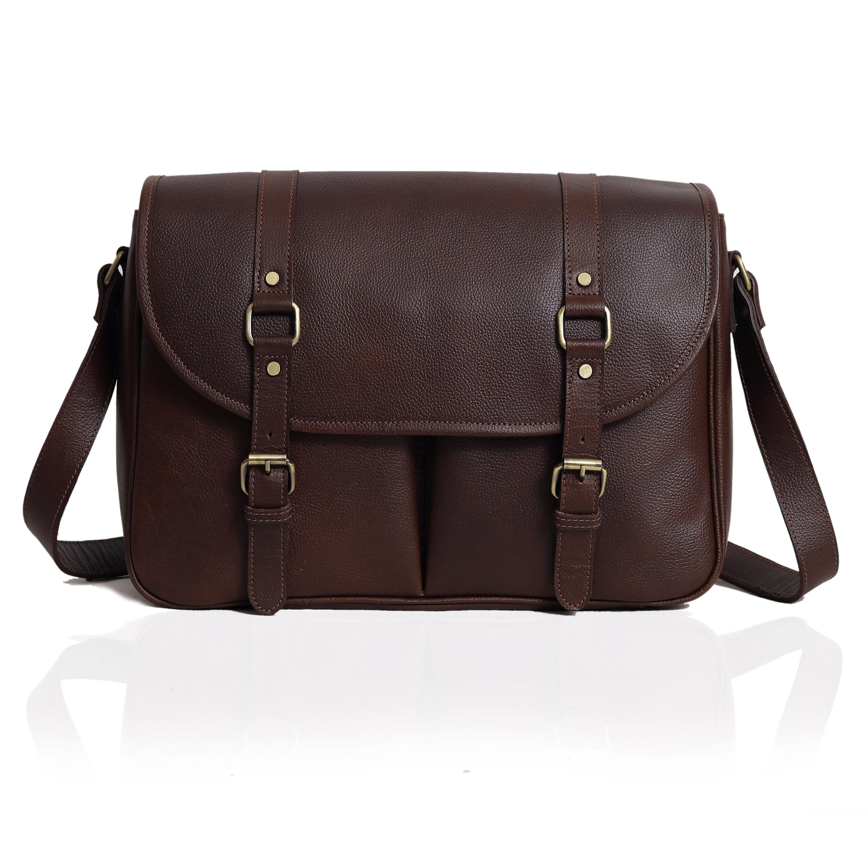 WASHINGTON LEATHER MESSENGER BAG