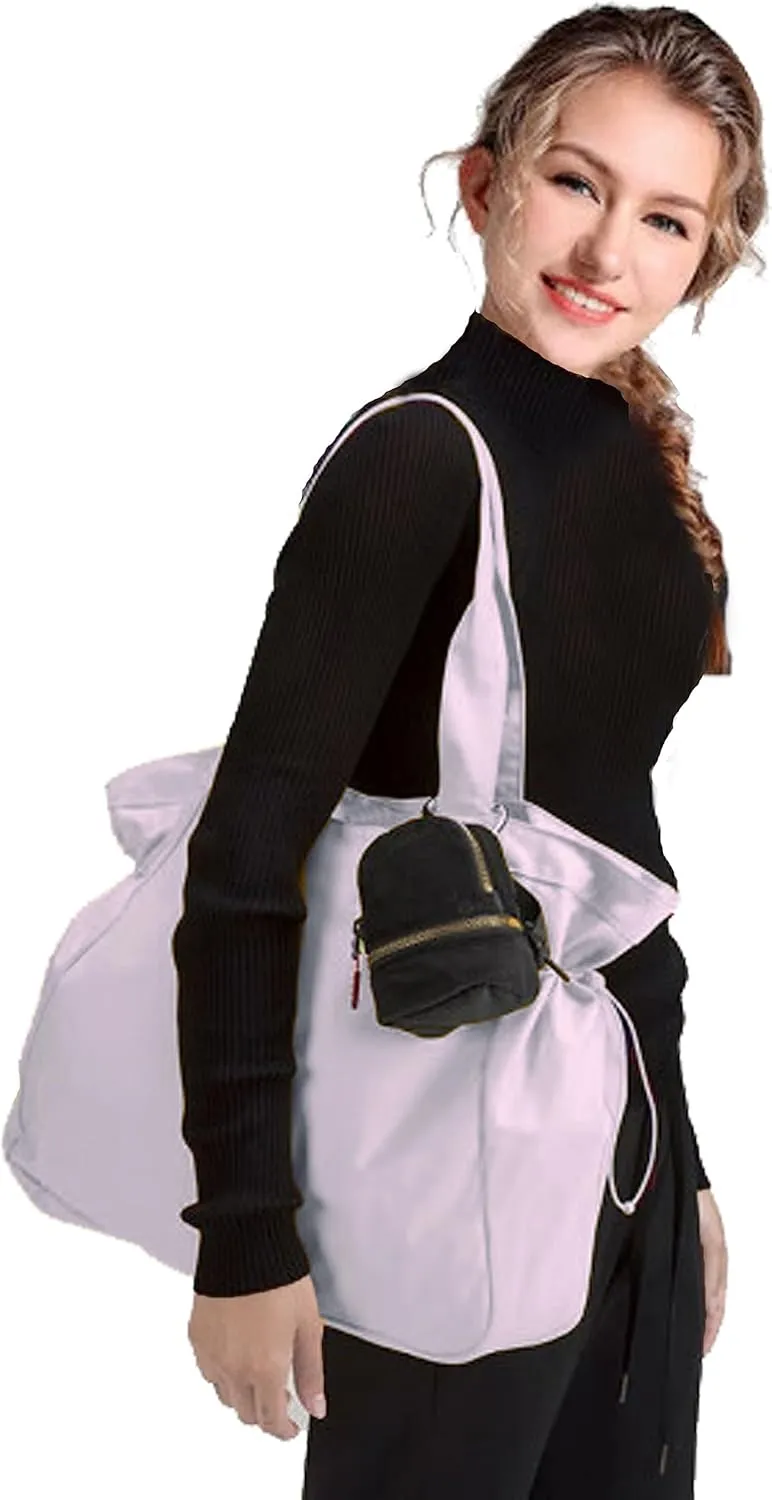 Waterproof Side-Cinch Shopper Bags Travel Tote Bags for women Shoulder Bag for Shopping Workout Beach 18L